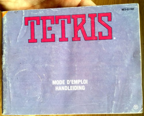 Tetris notice seule 100 - notice,