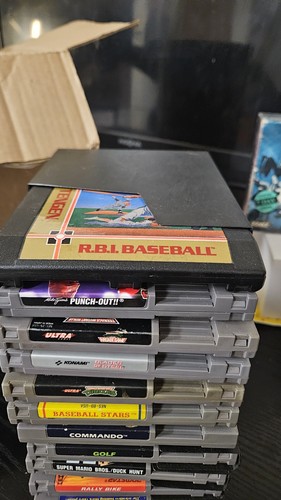Nes retro game cartridges - game,