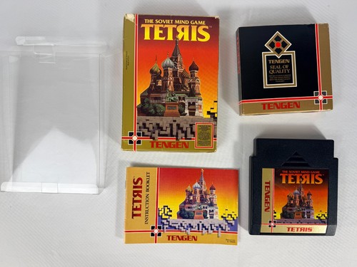 Tetris tengen nintendo - nes, box