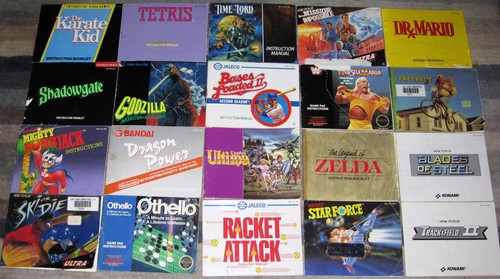 Manuali nintendo nes - nes, autentici