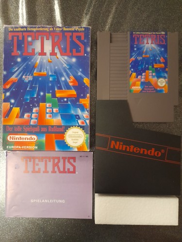Tetris nes nintendo completo - nintendo,