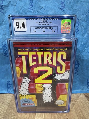 Tetris nes nintendo - raro, can
