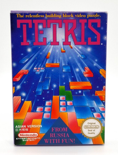Tetris nintendo nes - tetris, versione