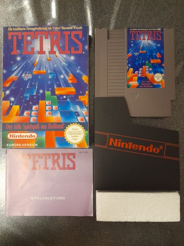 Tetris nes nintendo completo - nes,